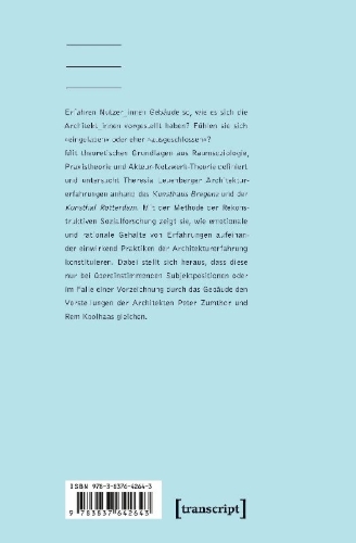 Buchcover und Innenansicht für das Buch: Architektur als Akteur?