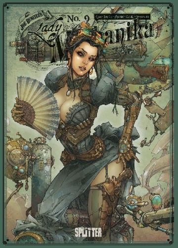 Buchcover und Innenansicht für das Buch: Lady Mechanika Collector's Edition 2