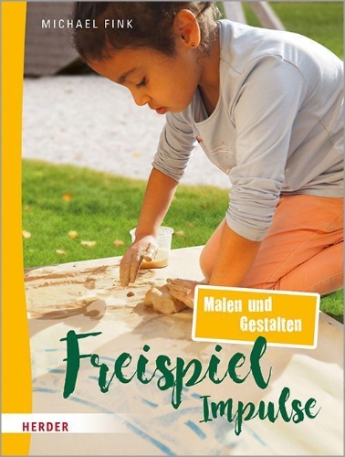 Buchcover und Innenansicht für das Buch: Freispiel-Impulse: Malen und Gestalten