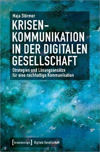 Buchcover und Innenansicht für das Buch: Krisenkommunikation in der digitalen Gesellschaft