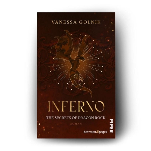Buchcover und Innenansicht für das Buch: Inferno - The Secrets of Dracon Rock