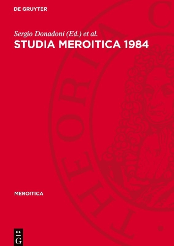 Buchcover und Innenansicht für das Buch: Studia Meroitica 1984
