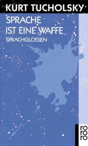 Buchcover und Innenansicht für das Buch: Sprache ist eine Waffe