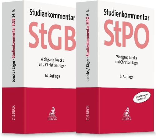 Buchcover und Innenansicht für das Buch: Strafgesetzbuch und Strafprozessordnung