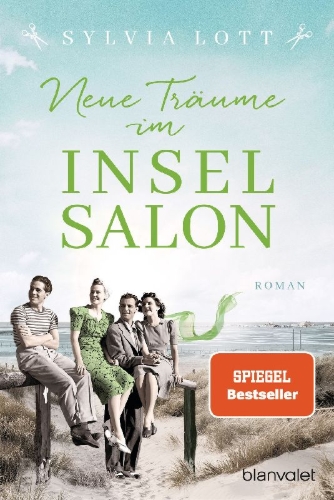 Buchcover und Innenansicht für das Buch: Neue Träume im Inselsalon