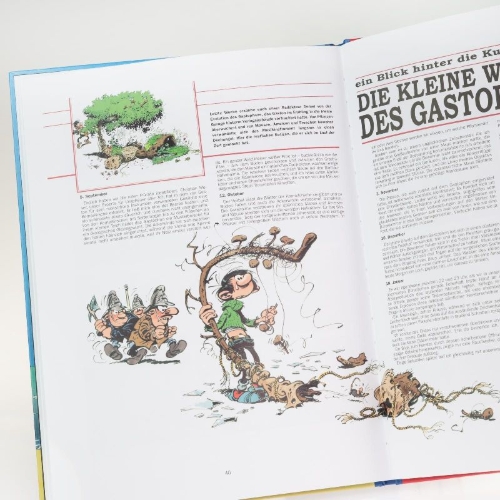 Buchcover und Innenansicht für das Buch: Lagaffe nous gâte