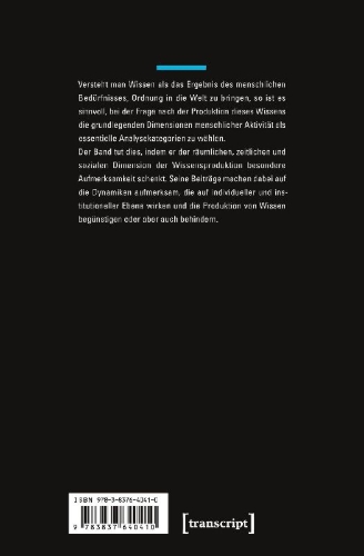 Buchcover und Innenansicht für das Buch: Dynamiken der Wissensproduktion