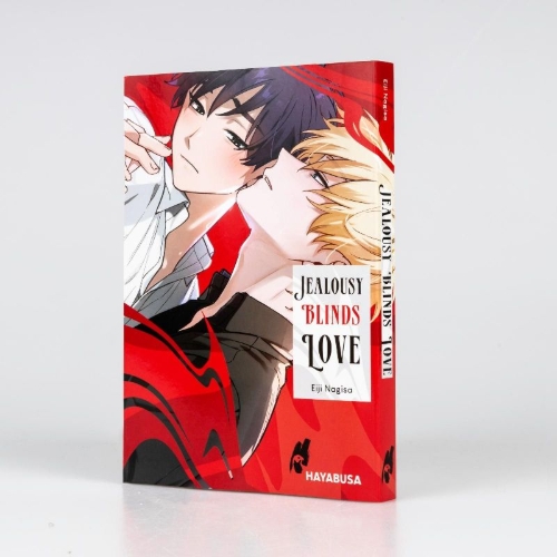 Buchcover und Innenansicht für das Buch: SHITTO WA AI WO KUMORASERU