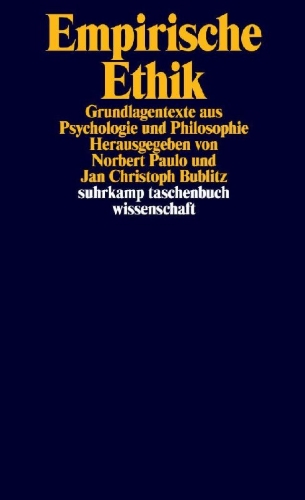 Buchcover und Innenansicht für das Buch: Empirische Ethik
