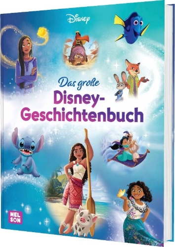 Buchcover und Innenansicht für das Buch: Disney Vorlesebuch: Das große Disney-Geschichtenbuch