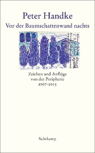 Buchcover und Innenansicht für das Buch: Vor der Baumschattenwand nachts