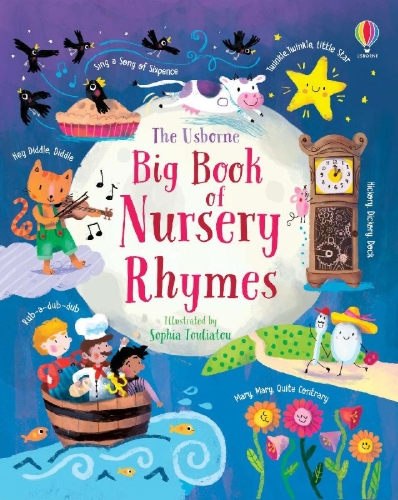 Buchcover und Innenansicht für das Buch: Big Book of Nursery Rhymes