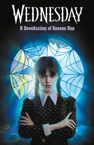 Buchcover und Innenansicht für das Buch: Wednesday: A Novelisation of Season One
