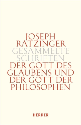 Buchcover und Innenansicht für das Buch: Der Gott des Glaubens und der Gott der Philosophen