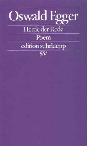 Buchcover und Innenansicht für das Buch: Herde der Rede