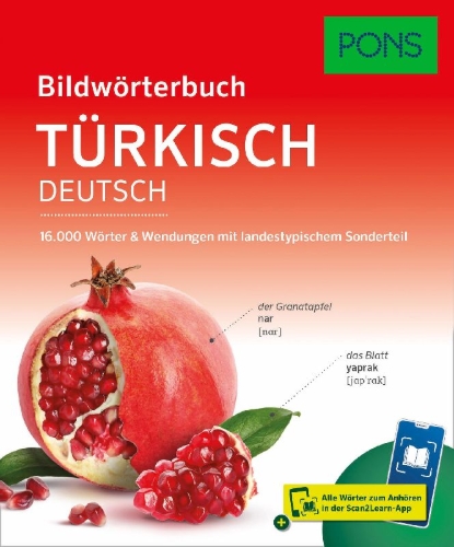 Buchcover und Innenansicht für das Buch: PONS Bildwörterbuch Türkisch
