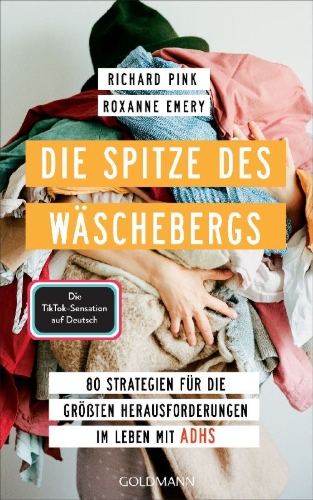 Buchcover und Innenansicht für das Buch: Dirty laundry: why adults with ADHD are so ashamed and what we can do to help
