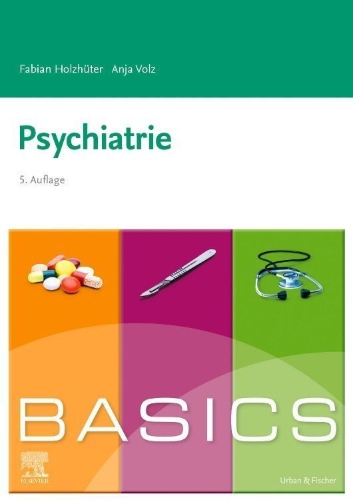 Buchcover und Innenansicht für das Buch: BASICS Psychiatrie