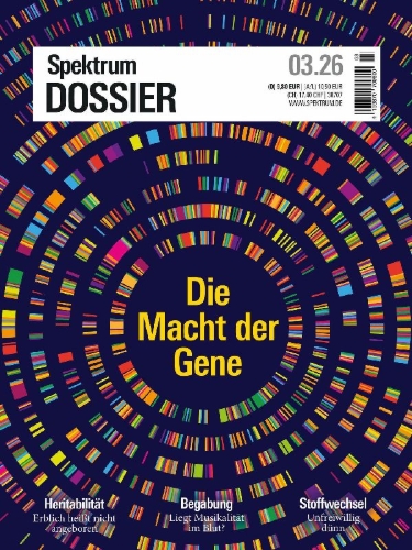 Buchcover und Innenansicht für das Buch: Spektrum Dossier 3/2026 Die Macht der Gene