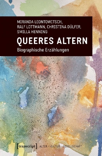 Buchcover und Innenansicht für das Buch: Queeres Altern