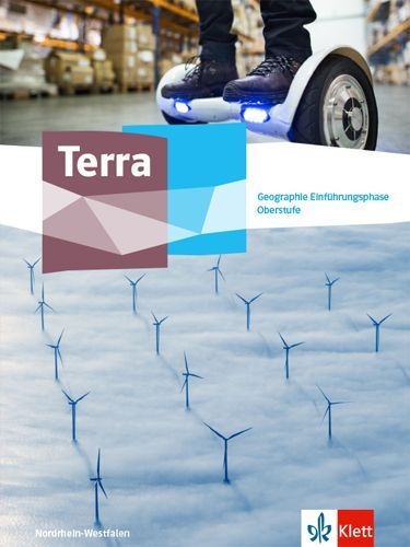 Buchcover und Innenansicht für das Buch: Terra Geographie Einführungsphase. Schulbuch Klasse 11 (G9). Ausgabe Nordrhein-Westfalen Gymnasiale Oberstufe