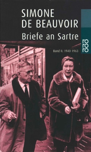 Buchcover und Innenansicht für das Buch: Briefe an Sartre