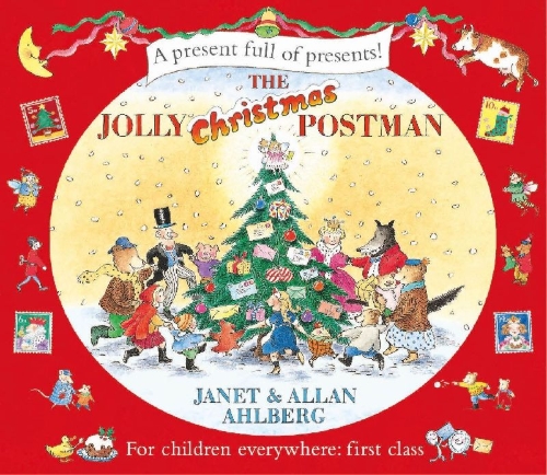 Buchcover und Innenansicht für das Buch: The Jolly Christmas Postman