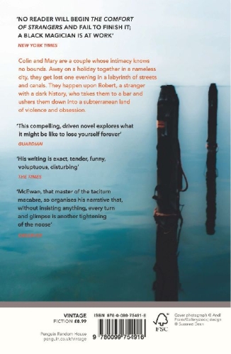 Buchcover und Innenansicht für das Buch: The Comfort of Strangers
