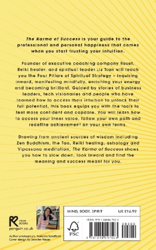 Buchcover und Innenansicht für das Buch: The Karma of Success: Spiritual Strategies to Free Your Inner Genius