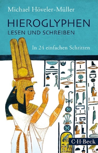 Buchcover und Innenansicht für das Buch: Hieroglyphen lesen und schreiben