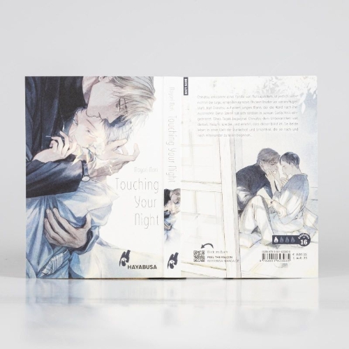 Buchcover und Innenansicht für das Buch: KIMI NO YORU NI FURERU