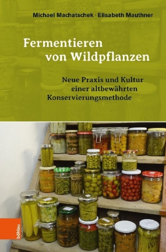 Buchcover und Innenansicht für das Buch: Fermentieren von Wildpflanzen