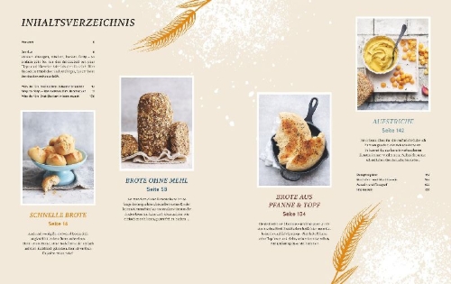 Buchcover und Innenansicht für das Buch: Frisches Brot