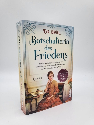 Buchcover und Innenansicht für das Buch: Botschafterin des Friedens