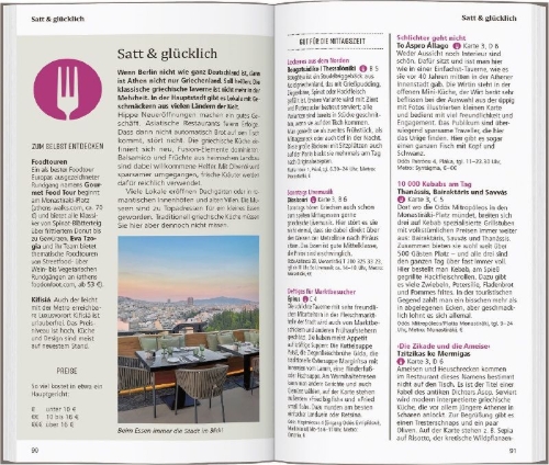 Buchcover und Innenansicht für das Buch: DUMONT direkt Reiseführer Athen
