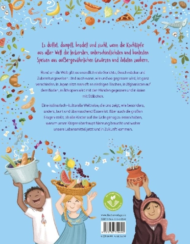 Buchcover und Innenansicht für das Buch: Guten Appetit rund um die Welt