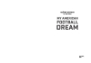 Buchcover und Innenansicht für das Buch: My American Football Dream
