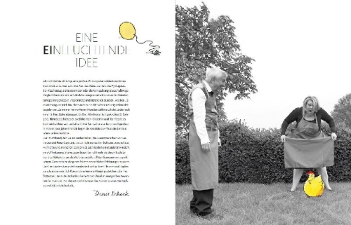 Buchcover und Innenansicht für das Buch: Das Gelbe vom Ei