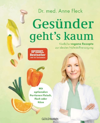 Buchcover und Innenansicht für das Buch: Gesünder geht's kaum