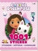 Buchcover und Innenansicht für das Buch: Gabby's Dollhouse: 1001 Sticker: Stickern - Rätseln - Ausmalen