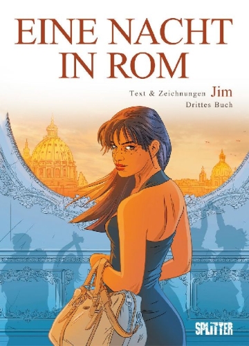 Buchcover und Innenansicht für das Buch: Une Nuit à Rome