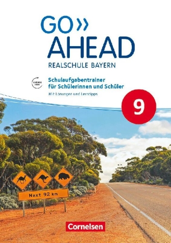 Buchcover und Innenansicht für das Buch: Go Ahead 9. Jahrgangsstufe - Ausgabe für Realschulen in Bayern - Schulaufgabentrainer