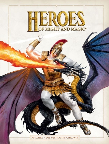 Buchcover und Innenansicht für das Buch: Heroes of Might and Magic: 30th Anniversary Retrospective