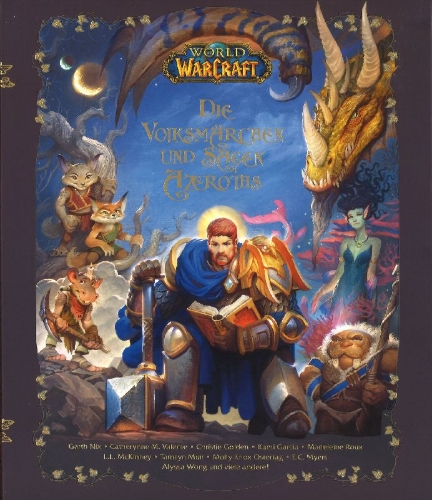 Buchcover und Innenansicht für das Buch: World of Warcraft: Folk & Fairy Tales of Azeroth
