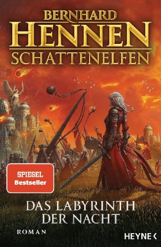 Buchcover und Innenansicht für das Buch: Schattenelfen - Das Labyrinth der Nacht