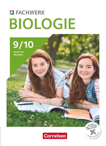 Buchcover und Innenansicht für das Buch: Fachwerk Biologie 9./10. Schuljahr - Nordrhein-Westfalen 2023 - Schulbuch