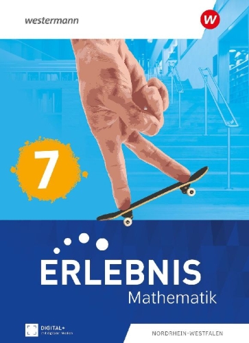 Buchcover und Innenansicht für das Buch: Erlebnis Mathematik. Schulbuch 7. Für Nordrhein-Westfalen