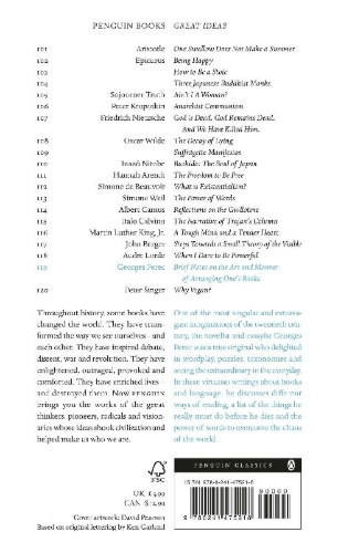 Buchcover und Innenansicht für das Buch: Brief Notes on the Art and Manner of Arranging One's Books