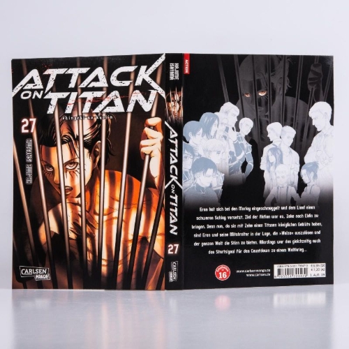 Buchcover und Innenansicht für das Buch: Shingeki no Kyojin