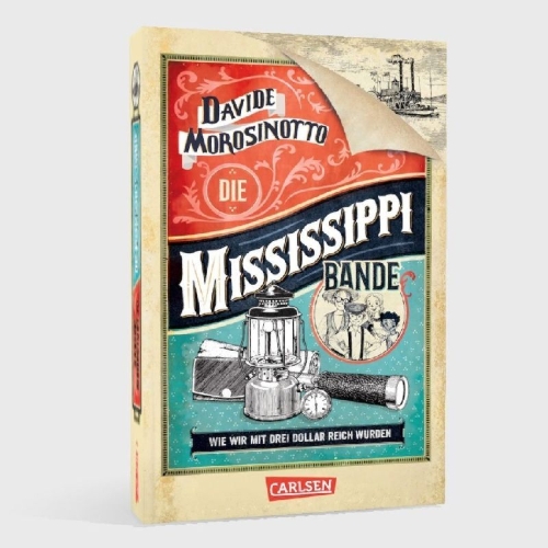 Buchcover und Innenansicht für das Buch: Die Mississippi-Bande